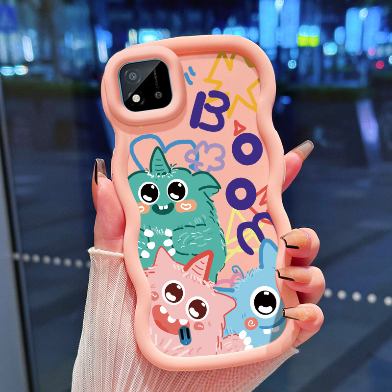 Casing Untuk Realme C20 C20A C11 2021 Case Casing unicorn ponsel pola HP Cesing lunak Silikon Softca