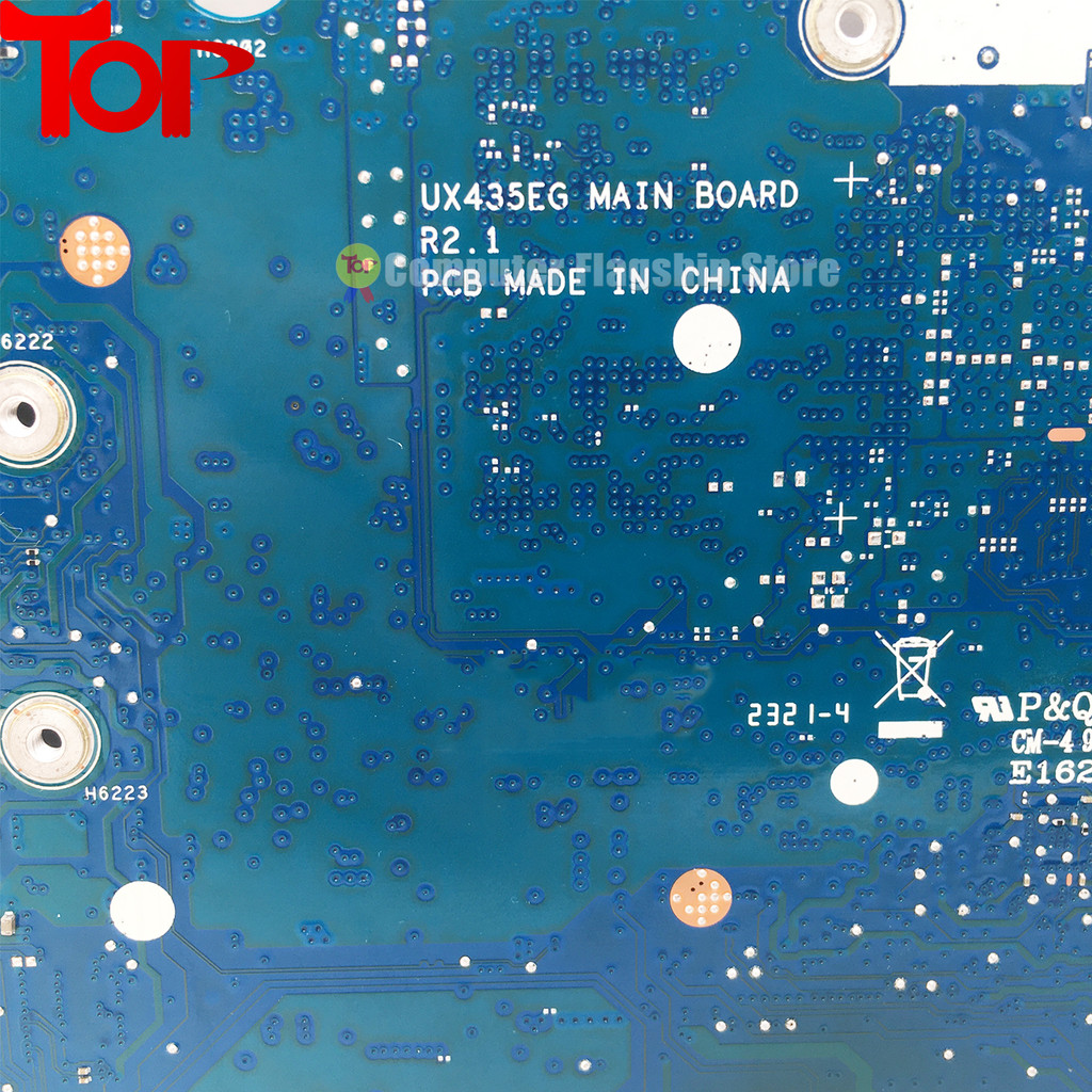 UX435EG Laptop Motherboard With i5-1135G7 i7-1165G7 CPU 16GB-RAM For ASUS ZenBook 14 UX435EGL UX435E