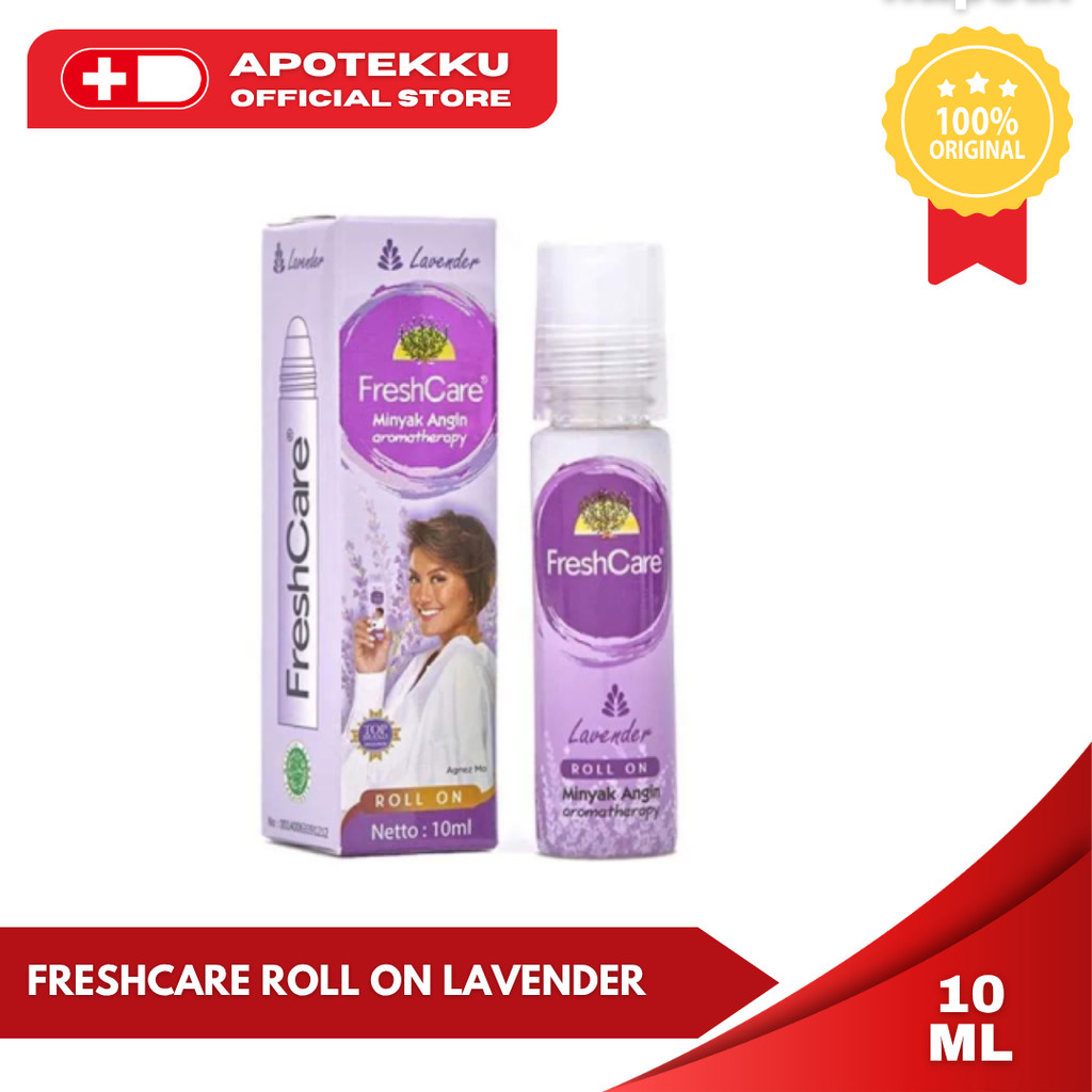 FreshCare Minyak Angin Lavender 10ml - Roll On Ungu