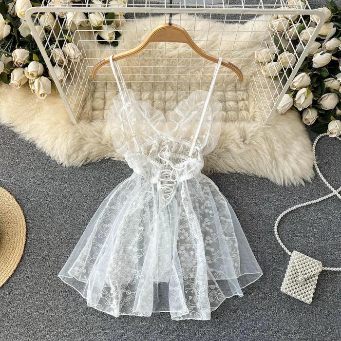 Baju tidur lingerie wanita / Lingerie transparan baju seksi wanita 085