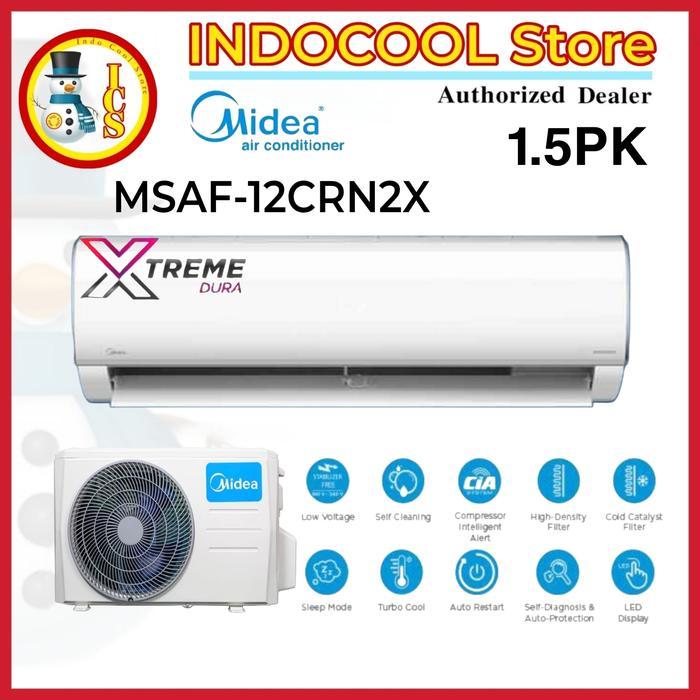 Ac Split Midea 1.5 Pk Msaf-12Crn Populer