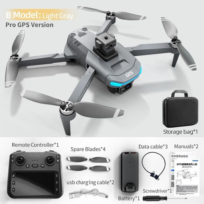 Drone SG901 MAX HD Drone GPS 5G WiFi Camera obstacle avoidance 4.5-inch Screen Remote Control
