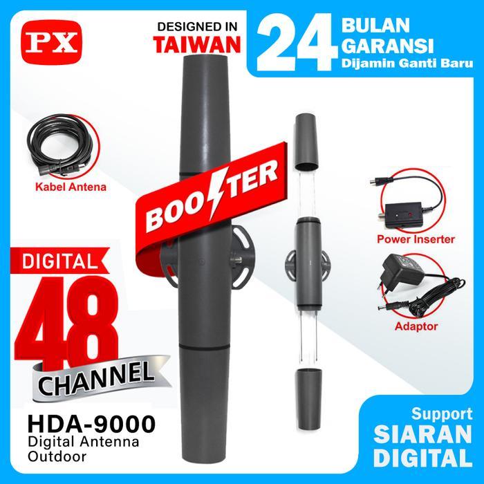 Antena Terbaik Tv Indoor Outdoor Digital PX HDA 9000