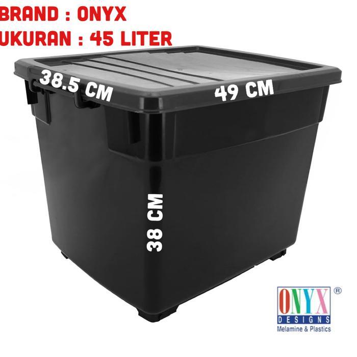 "New" Box container Hitam Onyx 65 liter box onyx 45 liter container box 35 l