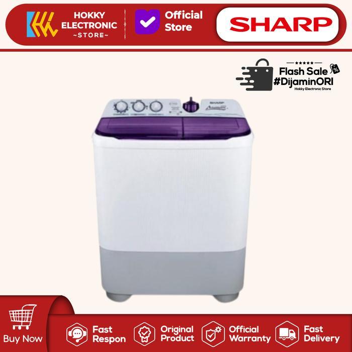 MESIN CUCI SHARP EST 95 CR 2 TABUNG SHARP EST95CR 9KG