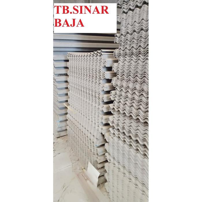 Atap Asbes 1.80x0.80 Gelombang Kecil / Papan Asbes