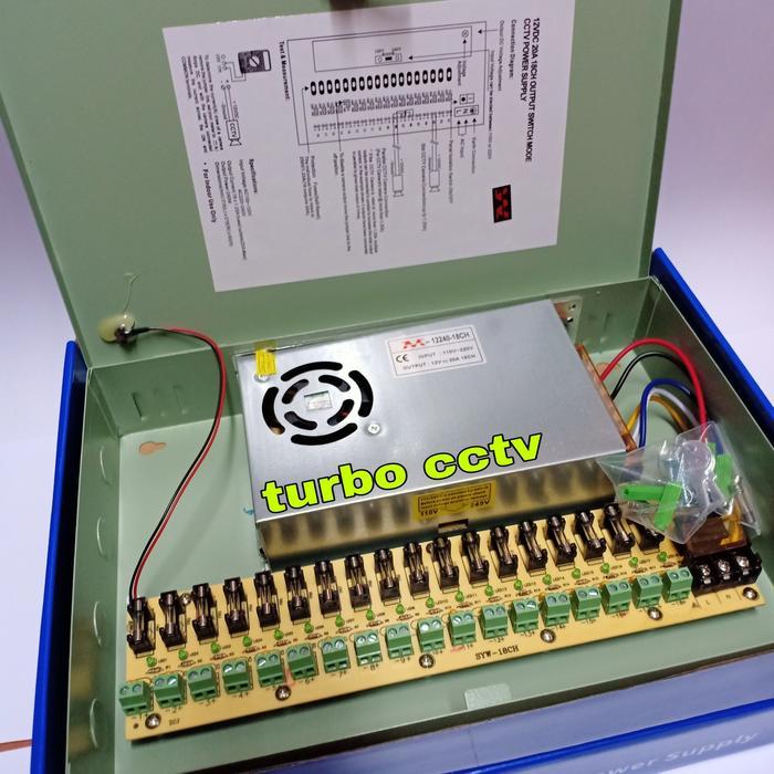 Power Supply Box Polos Murni 20 Ampere