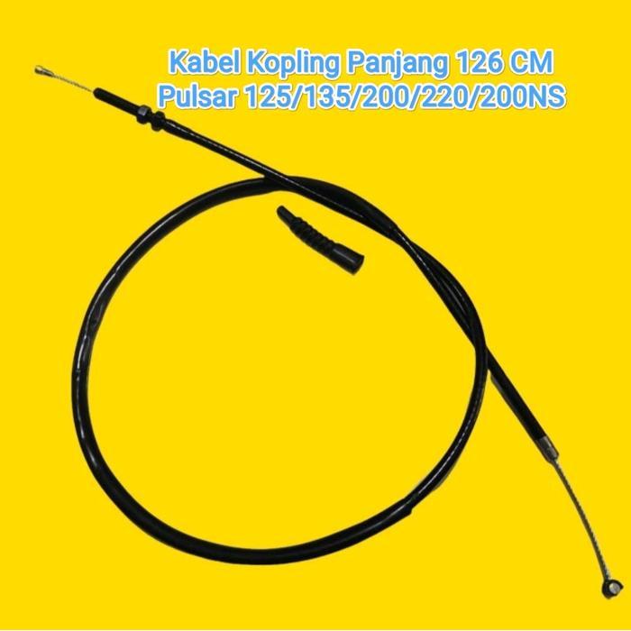 FREE ONGKIR KABEL KOPLING PANJANG 126 CM STANG VARIASI TRAIL/FATBAR/TINGGI BAJAJ PULSAR