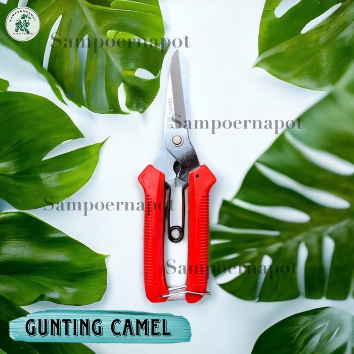 PROMO gunting daun,seng,kertas,kain dan serbaguna camel - kuat dan tajam BISA GRAB