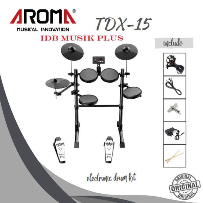 Drum Elektrik Aroma Tdx15 Tdx 15 Original Aroma