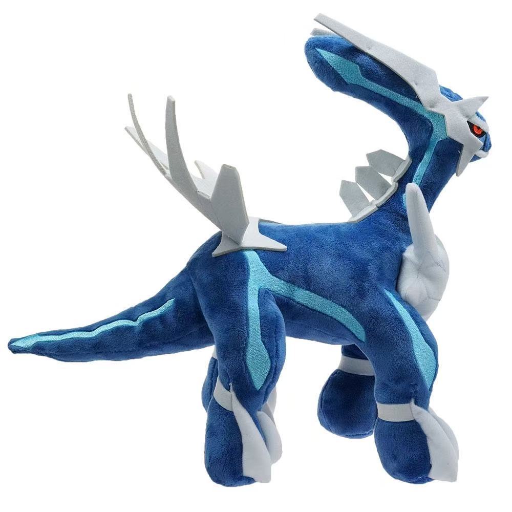 Large Dialga Pokmon Plush Legendary Steel Dragon Stuffed Toy Time Travel Collectible Doll for Fans