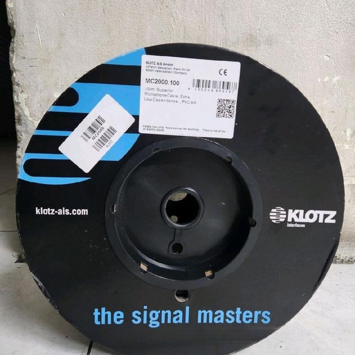 KLOTZ MC2000 KLOTZ MC-2000 Tembaga Murni Kabel Audio / Kabel Mic 100 meter