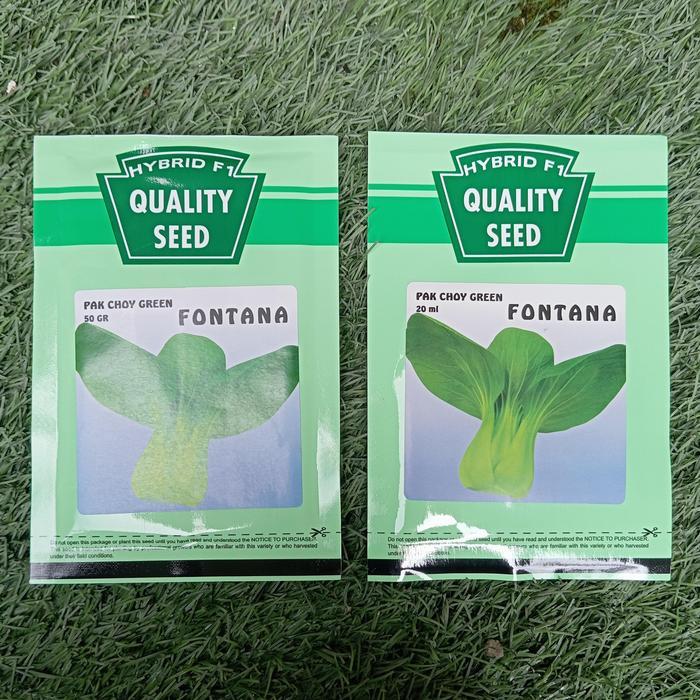 BERGARANSI Benih Pakcoy FONTANA 50 Gram Quality Seed