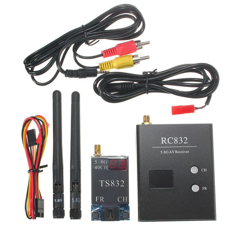 RC832 5.8G 600mW 48CH Audio Video Receiver TS832 5.8G Audio Video