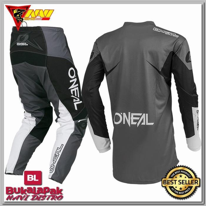 Jersey Motocross Custom Oneal 2019 Element Racewear Blue Gear Set