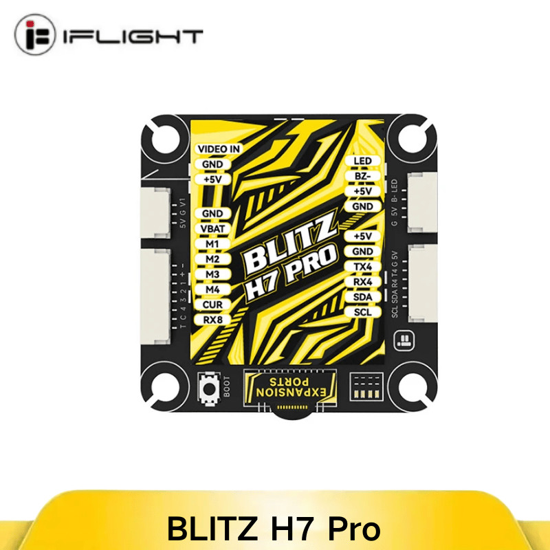 NEW iFlight BLITZ H7 Pro Flight Controller, STM32H743 4-12S with OSD Baro Blackbox, Smart Audio Tram