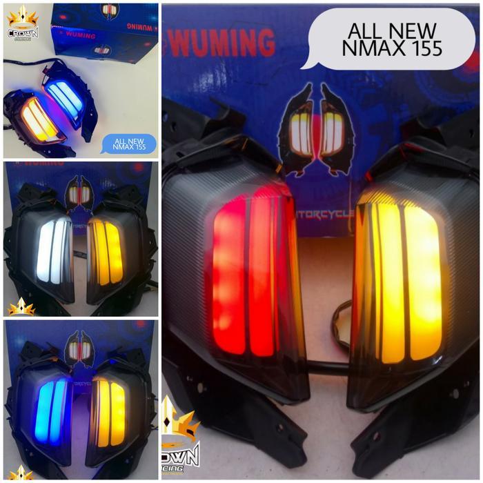 LAMPU SEIN DEPAN LED WUMING 2 IN 1 ALL NEW NMAX 155 READY