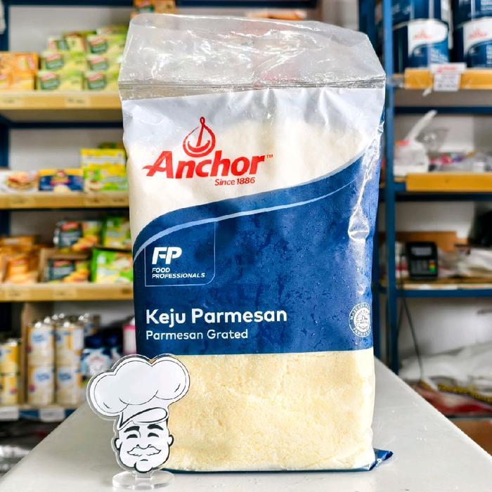 Keju Parmesan Anchor 1Kg / Keju Parmesan Bubuk / Parmesan Cheese