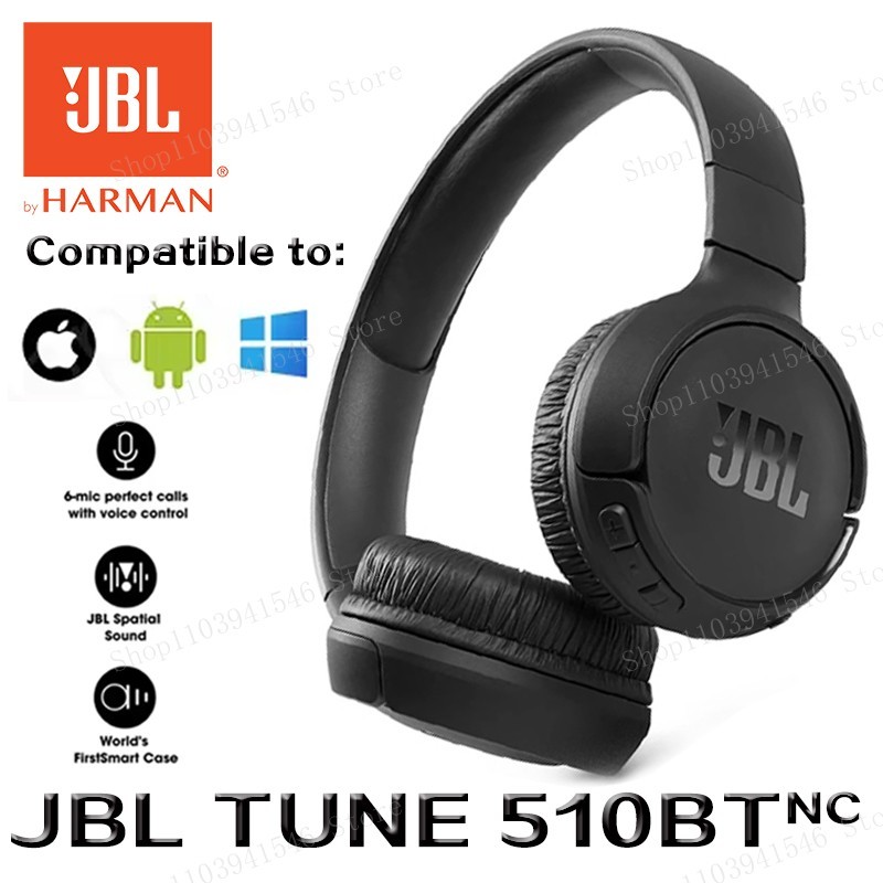 100% Original JBL TUNE 510BT Wireless Bluetooth Headphones Music Sports Headset Boys and Girls