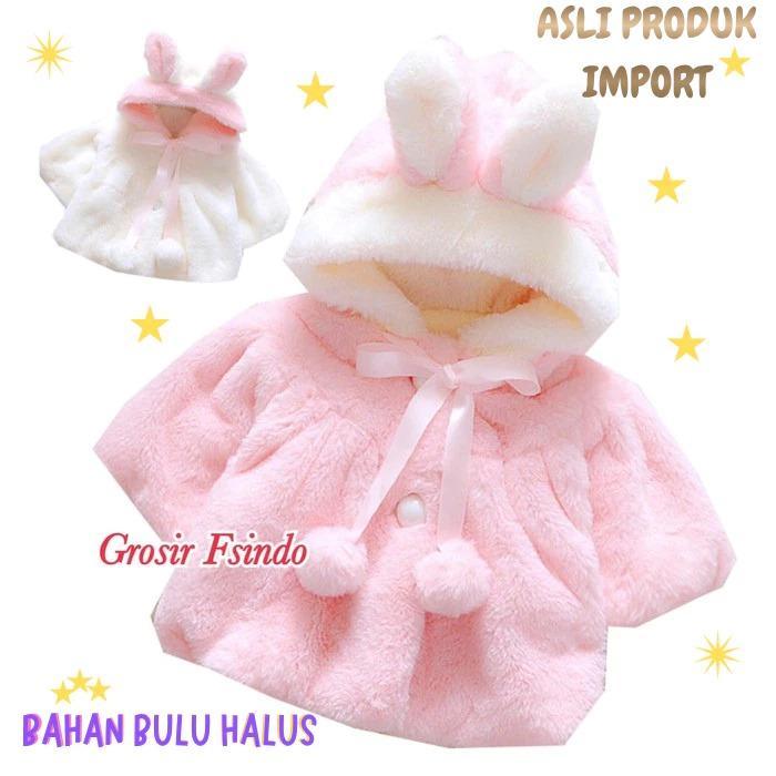 Best Seller Import Jaket Bulu Anak/ Jaket Bayi Halus/ Jaket Bulu Bayi Original