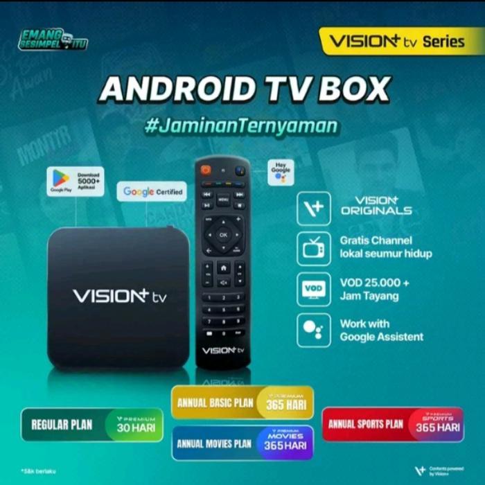 "New" #MNC PLAYBOX #VISION+ TV #ANDROID BOX TV #STB ANDROID #MNCPLAY #PLAYBOX