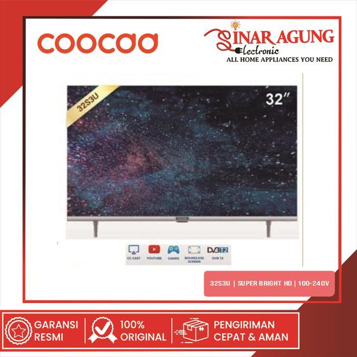 COOCAA 32S3U / 32-S3U LED SMART TV 32 INCH - GARANSI RESMI Layar Lcd Hdmi