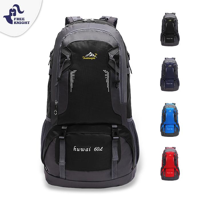 The North Face - Tas Ransel Gunung 60L Kapasitas Besar Tas Oudoor Camping Tas Carrier Backpack Jumbo