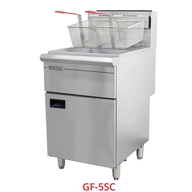 GETRA Gas Deep Fryer Free Standing with Thermostat GF-5RS / GF 5RS / GF5RS Penggorengan Deep Fryer