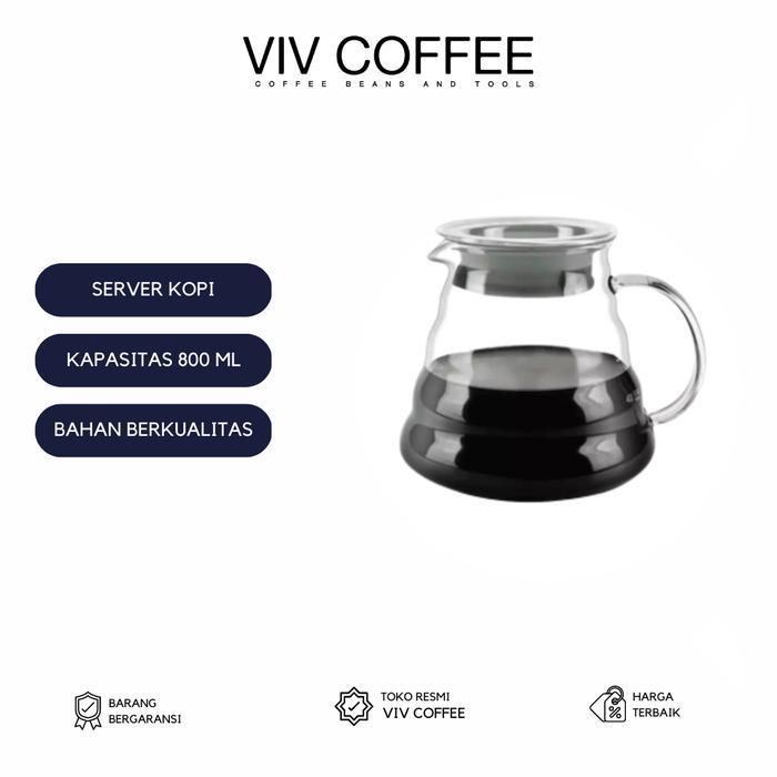 One Two Cups - V60 Range Coffee Server 800Ml - Server Kopi 800Ml