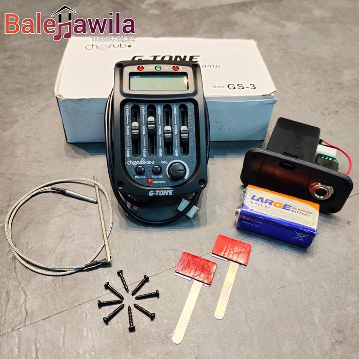 Acoustic Guitar Preamp Gitar Akustik G Tone GTone CHERUB GS3 GS 3