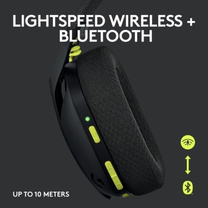 Sale Logitech G435 Wireless + Bluetooth Gaming Headset Lightweight G 435