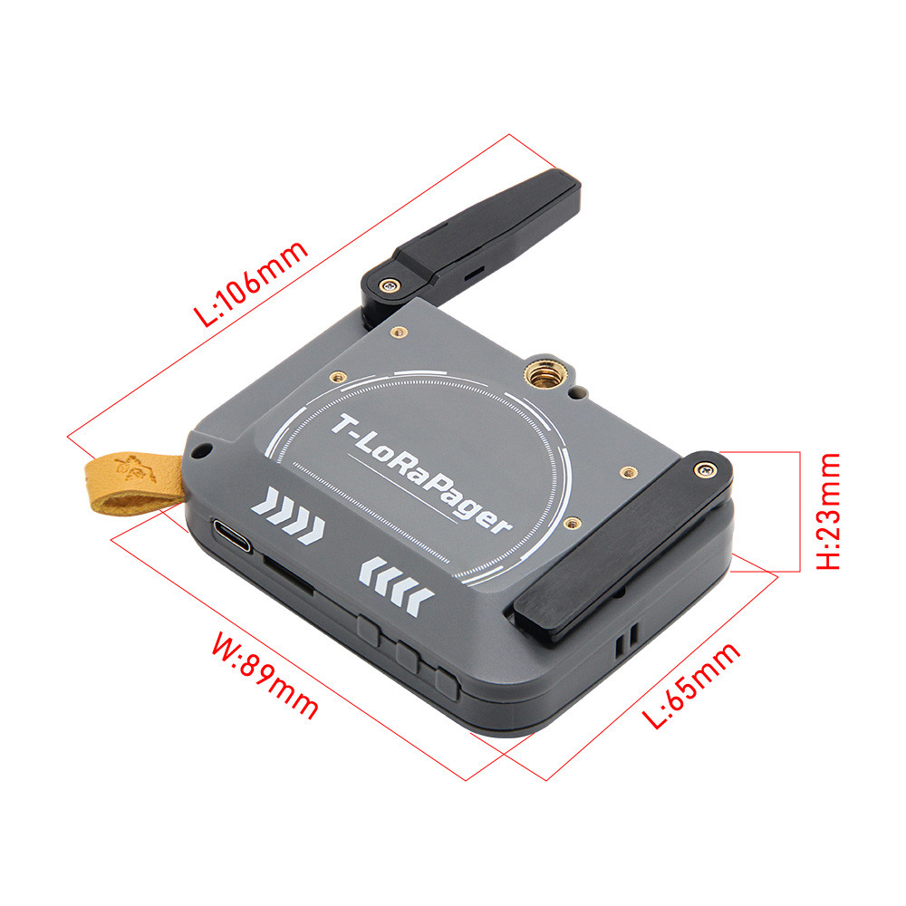 LILYGO T-LoRa Pager ESP32-S3 + LoRa GPS Programmable Handheld AIoT Device Handheld AIOT Programmable