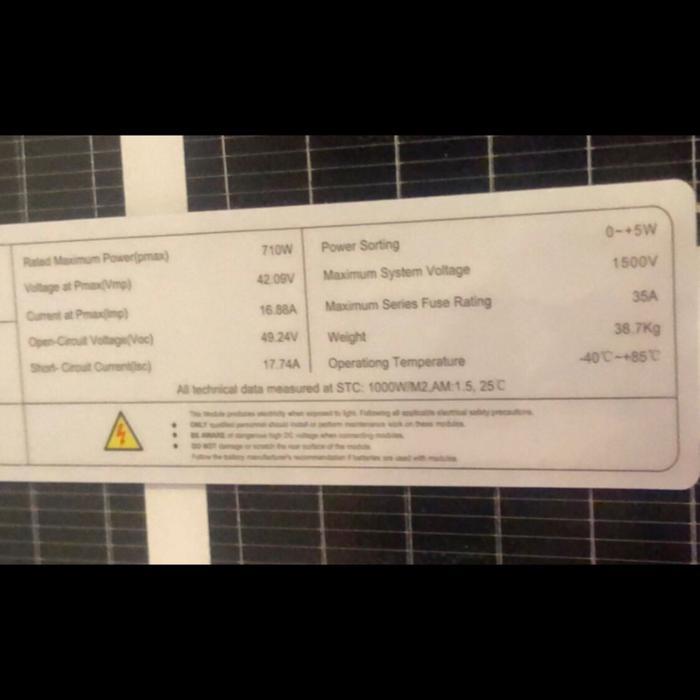 Pasti Promo Solar Panel Surya Solarcell 710Wp Mono 710Wp Monocrystalline Terjamin
