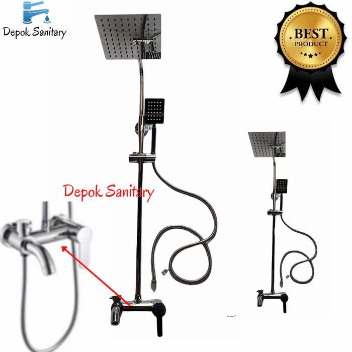 Paloma - Shower Column Set Panas Dingin Stainless/ Shower Tiang/ Shower
