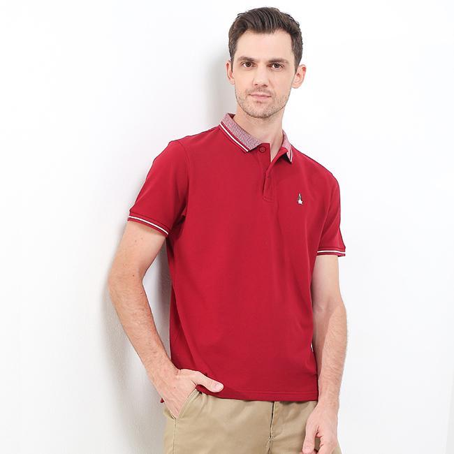 Sale Hush Puppies Kaos Polo Pria Kurinai Maroon