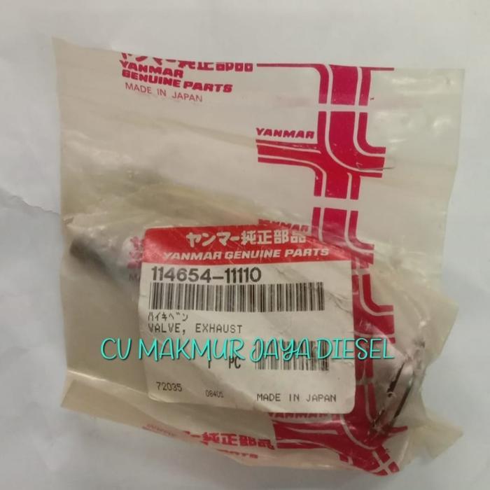 VALVE EXHAUST/KLEP API YDG5001SE 114654-11110 YANMAR