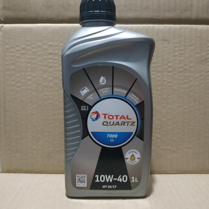 Total Quartz 7000 10W40 Sn - 1Liter Ready Stock Silahkan Di Order Pasti Ori