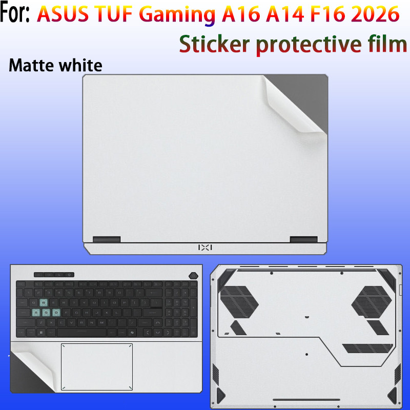 For ASUS TUF Gaming A16 A14 F16 2026 Sticker protective film TUF Gaming A16 A14 F16 2025/2024 Laptop