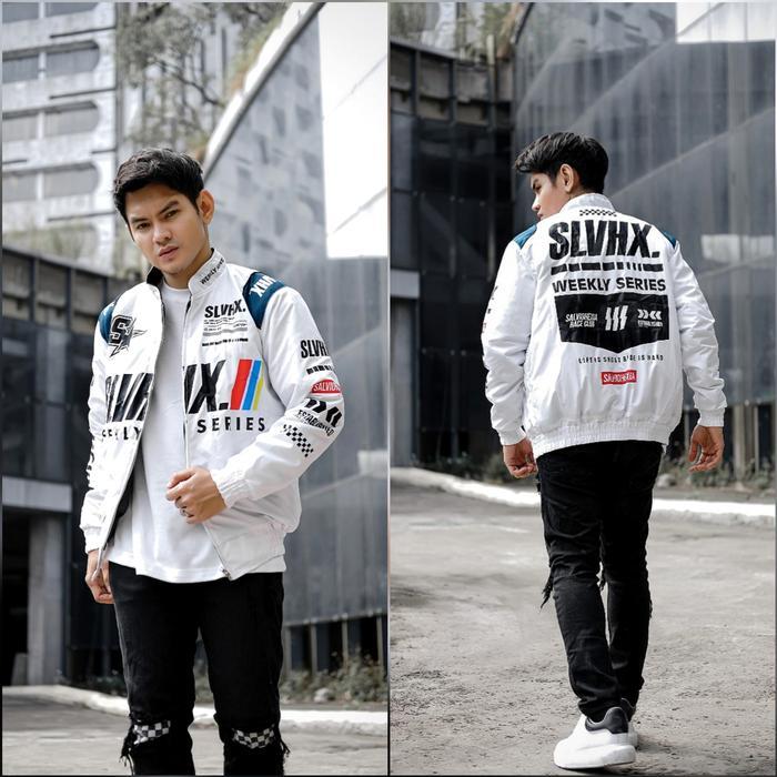 NEW PORODUK JAKET NASCAR RACING PRIA - JAKET SUNMORI VINTAGE - ORIGINAL SALVIO HEXIA