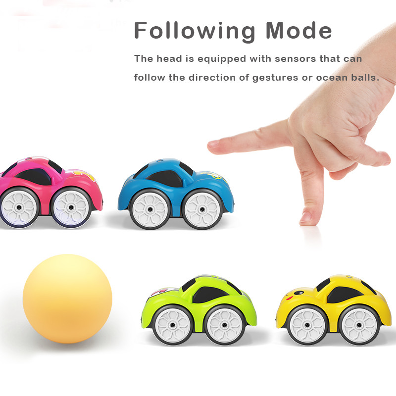 RC Intelligent Sensor Remote Control Cartoon Mini Car Remote Control Electric Car Smart Music