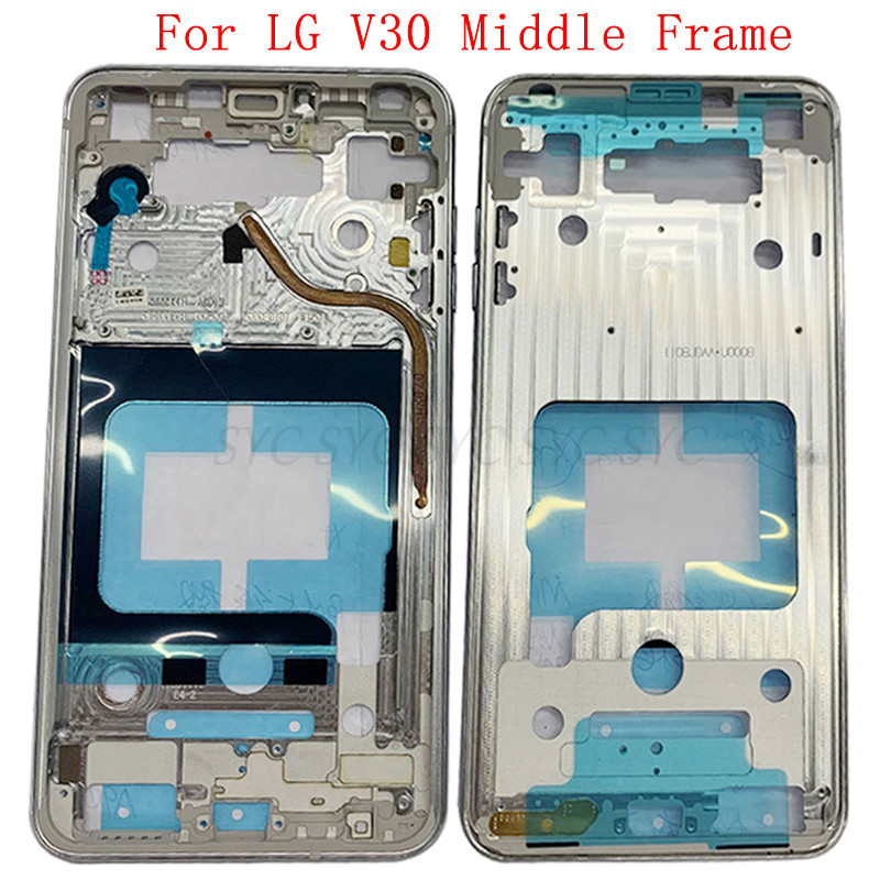Middle Frame Bezel Plate For LG V30 Phone Housing Metal LCD Frame Repair Parts