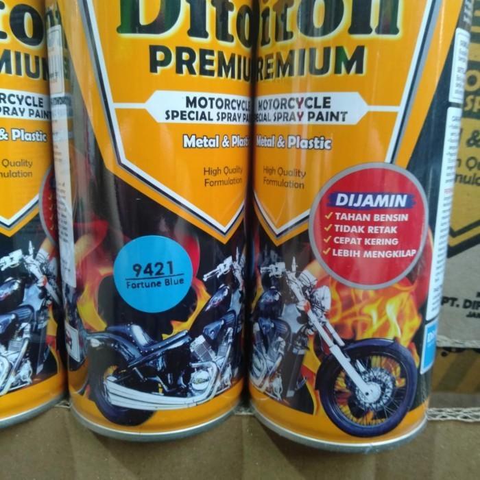 Pilox Pilok Diton Premium Fortune Blue 9421 Biru Glossy 400Cc #Gratisongkir