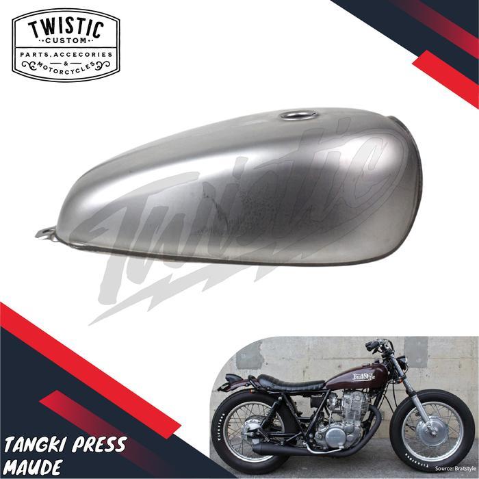 Tangki Tengki Bensin Press Maude Model Bratstyle Japanese Style Motor Yamaha Scorpio SR400 Suzuki