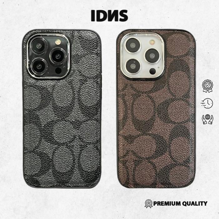IDNS Hardcase Coach Case Iphone 11 12 13 Pro Max 14 Pro Max 15 Pro Max 16 Pro Max 17 Pro Max *