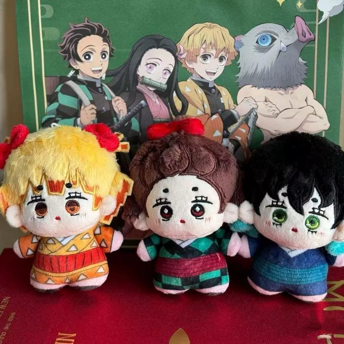 Promo Boneka Gantung Kunci Boneka Deluxe Mewah Demon Slayer Tanjiro Nezuko Zenitsu Giyuu Muichiro