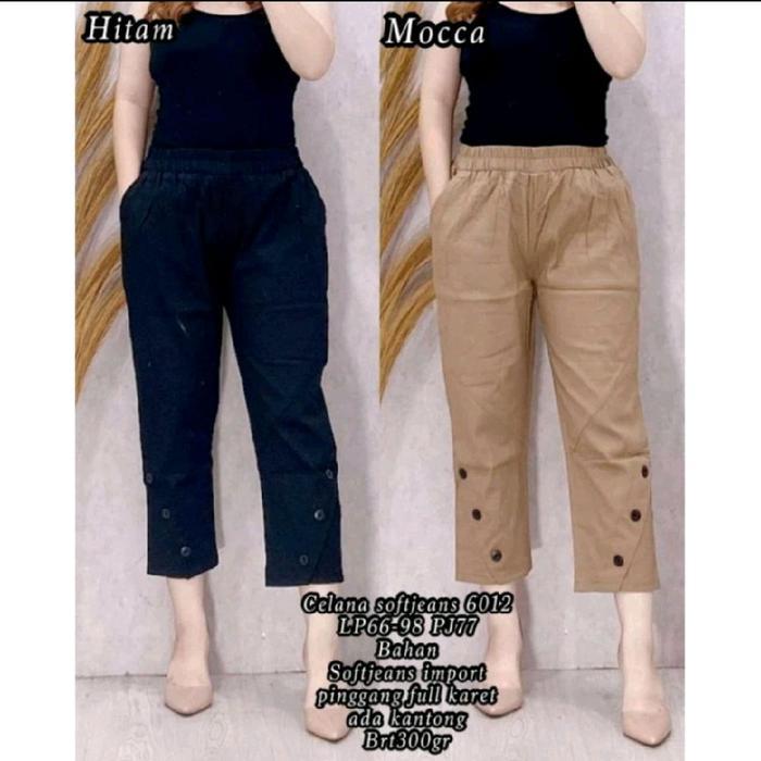 TERBARU Celana Mevin pants Celana variasi kancing bahan twill streach premium tebal melar tebal