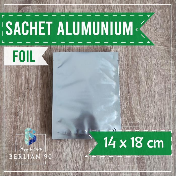 New ( 1 PACK ) Plastik Sachet Kemasan Kopi 14X18 Sachet Aluminium Foil Plastik Sachet Kemasan Bumbu