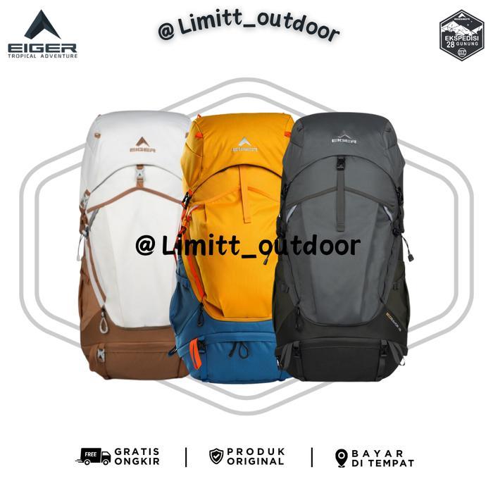 BIG SALE TAS GUNUNG CARRIER EIGER ECOSAVIOR 45L RUCKSACK ORIGINAL