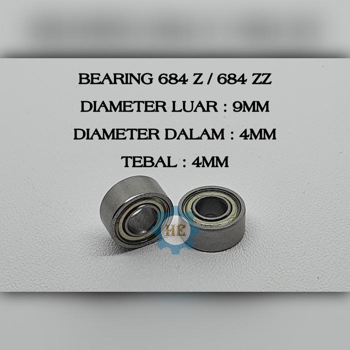 BEARING HEAD KECIL / BEARING KEPALA / BEARING 684 *
