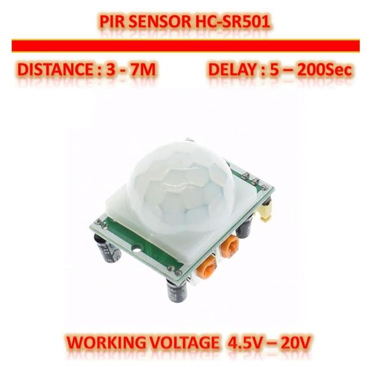 PIR Motion Sensor Detector / Sensor Gerak *